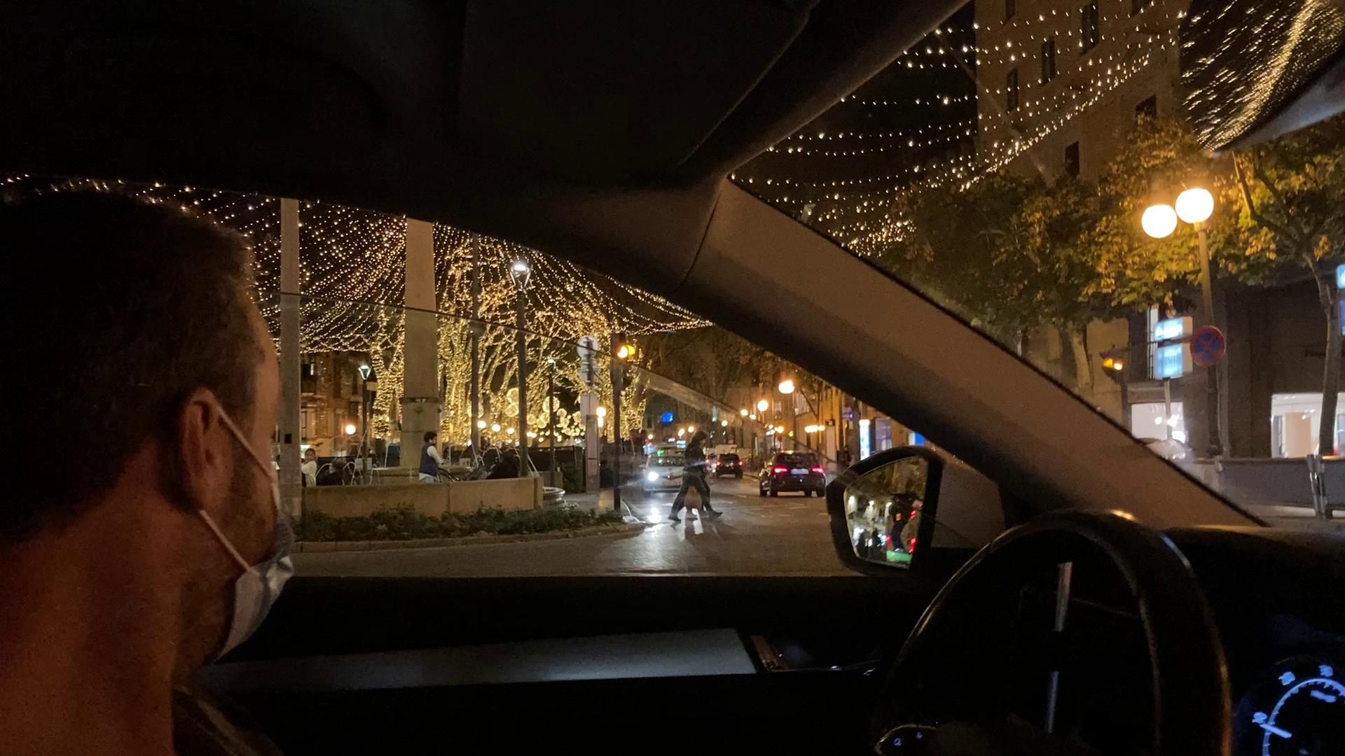 Paseos en taxi por Navidad para la tercera edad