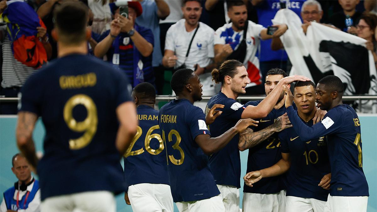 Francia goleó a Polonia y accede a cuartos de final del Mundial de Qatar