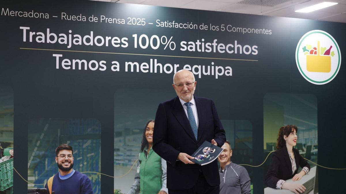 El presidente de Mercadona, Juan Roig.