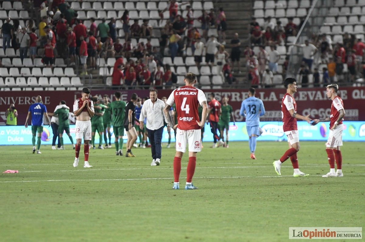 Así fue el encuentro del play off del Real Murcia y el Nástic en la lucha por el ascenso