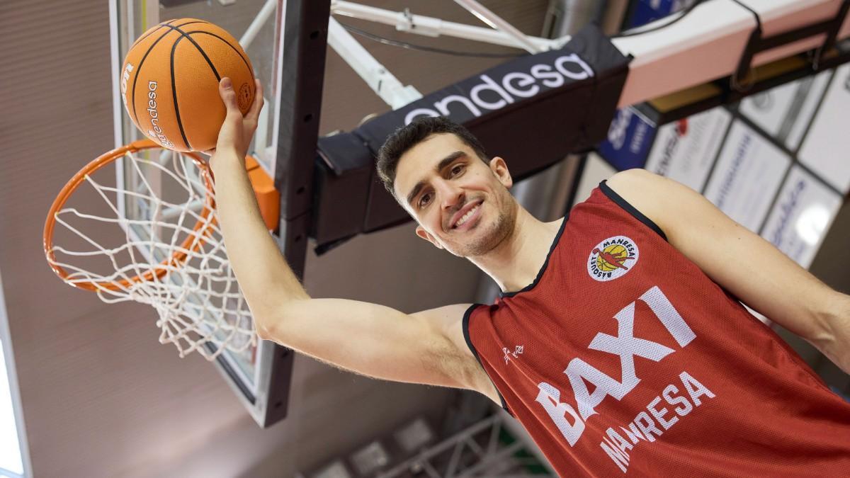Alex Reyes durante la entrevista con SPORT antes de jugar la Copa del Rey de baloncesto