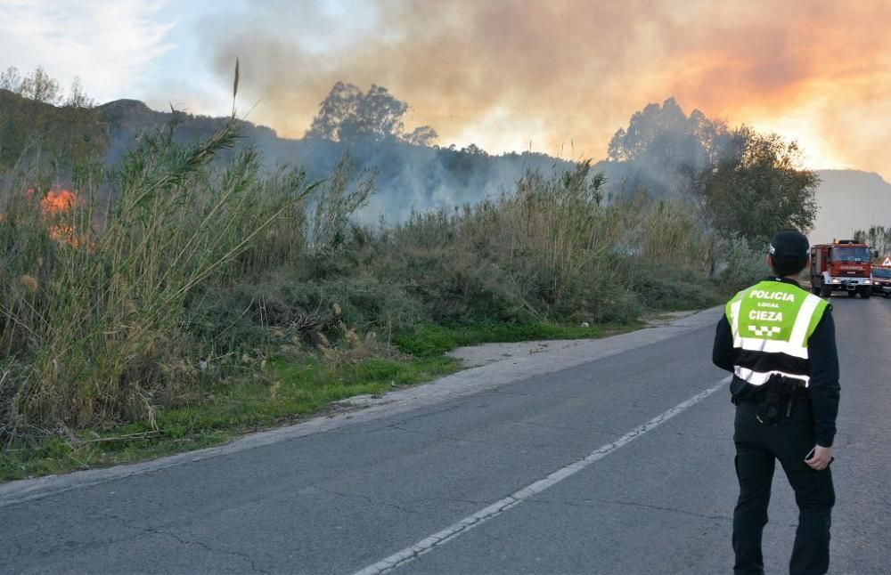 Un incendio en El Menjú devora parte de la vegetación del paraje