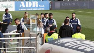 Parma (Italy), 08/03/2020.- Parma’s players return in the dressing room prior to the Italian Serie A soccer match Parma Calcio vs S.P.A.L at Ennio Tardini stadium in Parma, Italy, 08 March 2020. (Italia) EFE/EPA/ELISABETTA BARACCHI