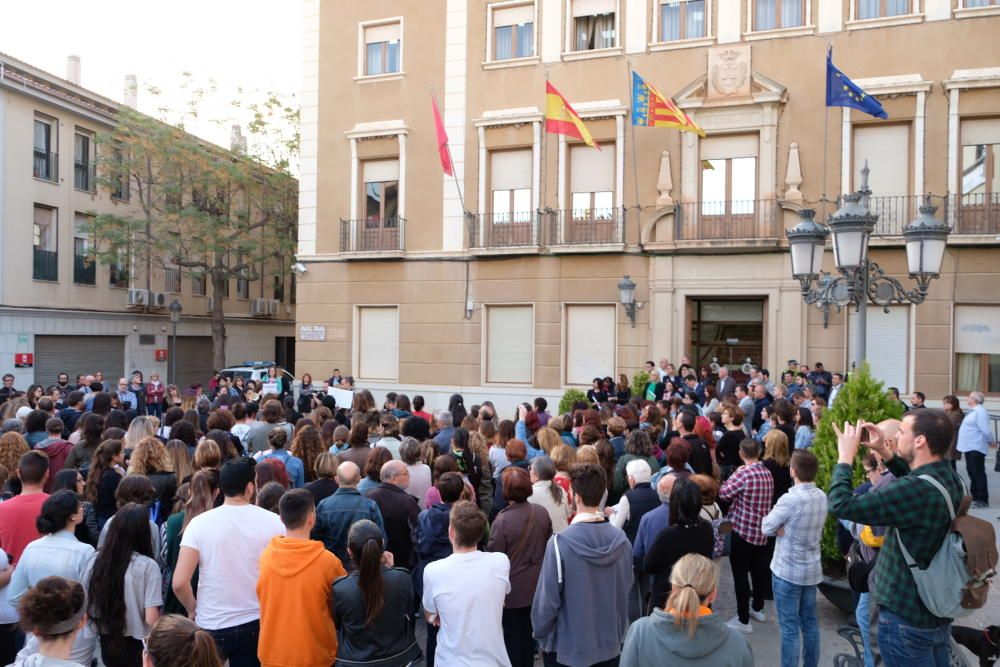 Manifestación en Elda en contra de la sentencia de 'La Manada'