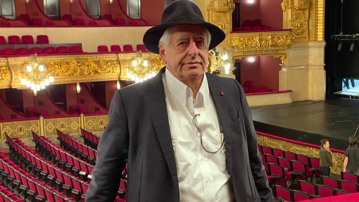 El artista sudafricano William Kentridge en el Liceu, este viernes 18 de octubre