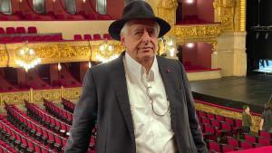 El artista sudafricano William Kentridge en el Liceu, este viernes 18 de octubre