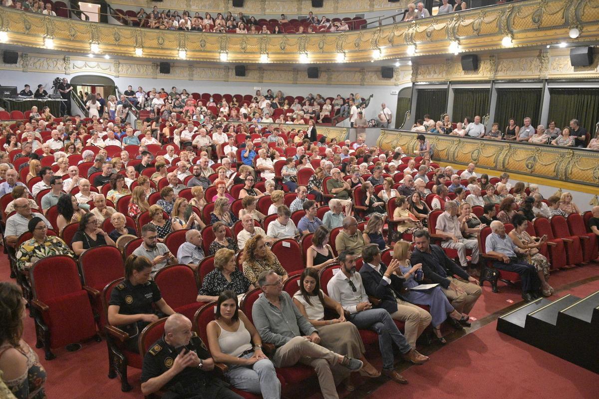 Vista general del patio de butacas del Gran Teatro de Elche, que este año ha mejorado sus cifras de asistencia y actividad