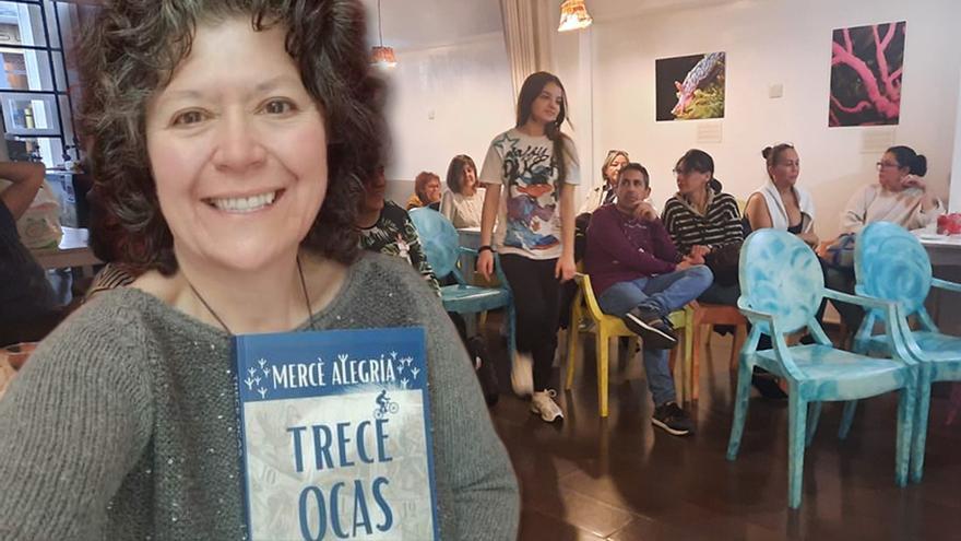 Merce Alegría presentou en Vigo o seu terceiro libro “Trece Ocas”