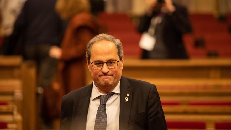 El Parlament decide si inhabilita a Quim Torra como diputado