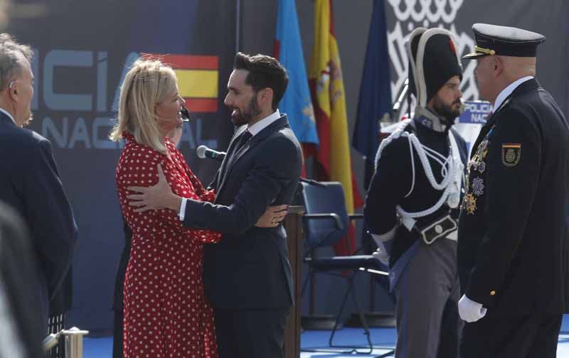 Celebración del día de la Policía Nacional en València