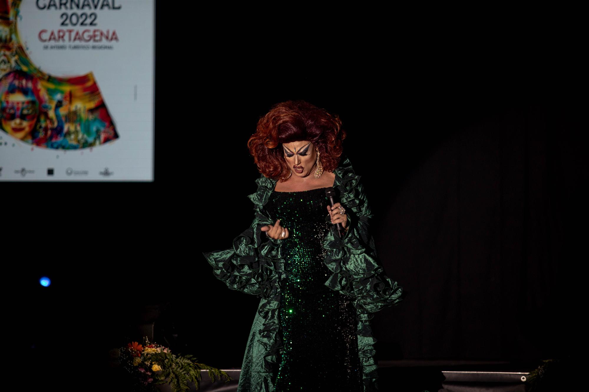 Así fue la gala para elegir a la Reina Drag del Carnaval de Cartagena