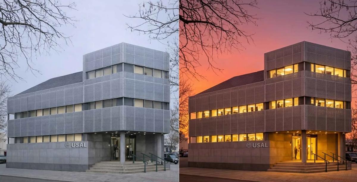 Imagen virtual del nuevo edificio que sustituirá al actual, en la esquina de Reyes Católicos con Príncipe de Asturias