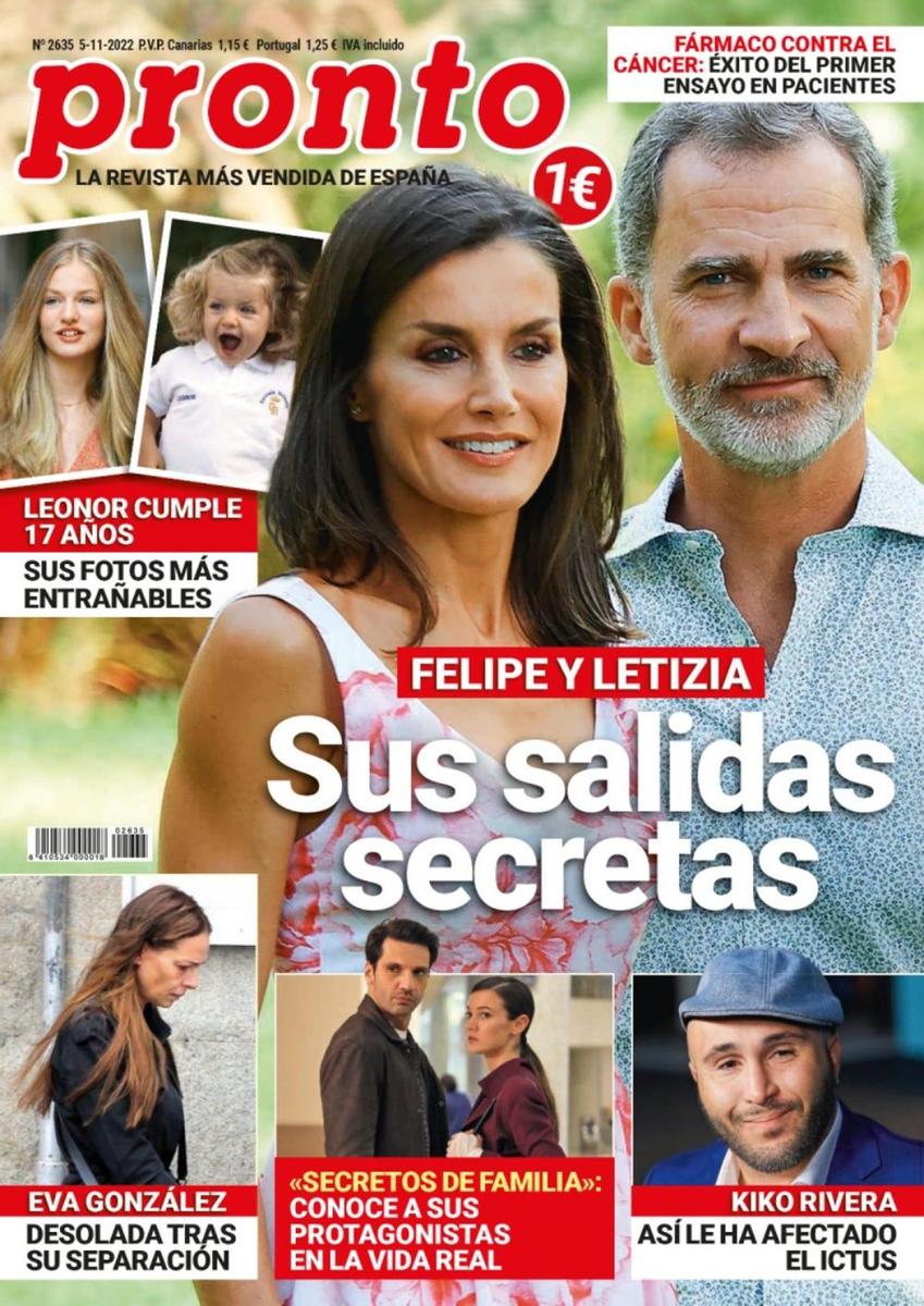 Portada revista Pronto del 31 de octubre de 2022