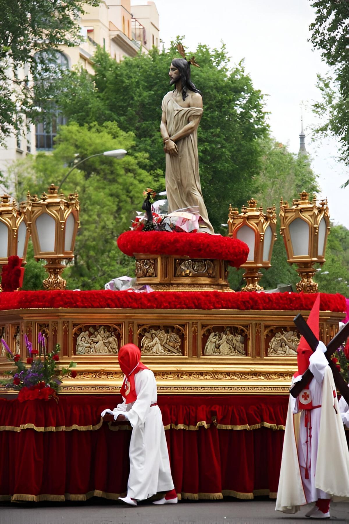Procesión del 'Divino Cautivo' en Madrid.
