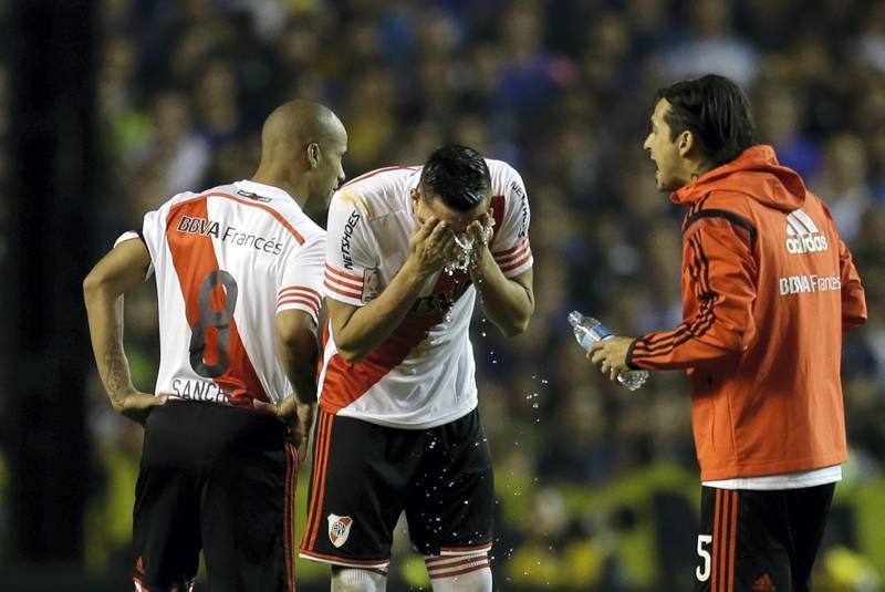 Fotogalería del incidente en el Boca Juniors-River Plate