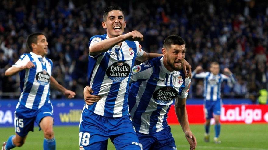 El Depor golpea al Málaga con una remontada estelar