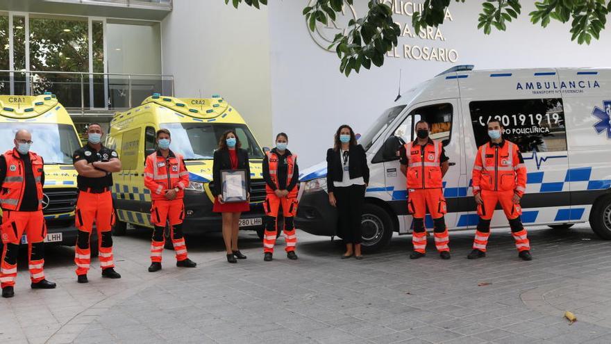 Equipo de ambulancias del Grupo Policlínica