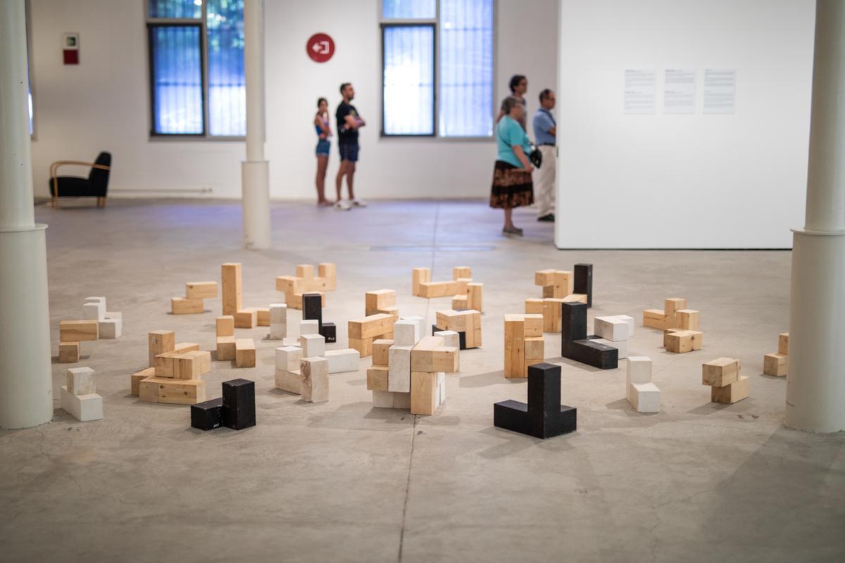 Una pieza de la muestra Solstici 2022 en el Centre Cultural Tecla Sala.