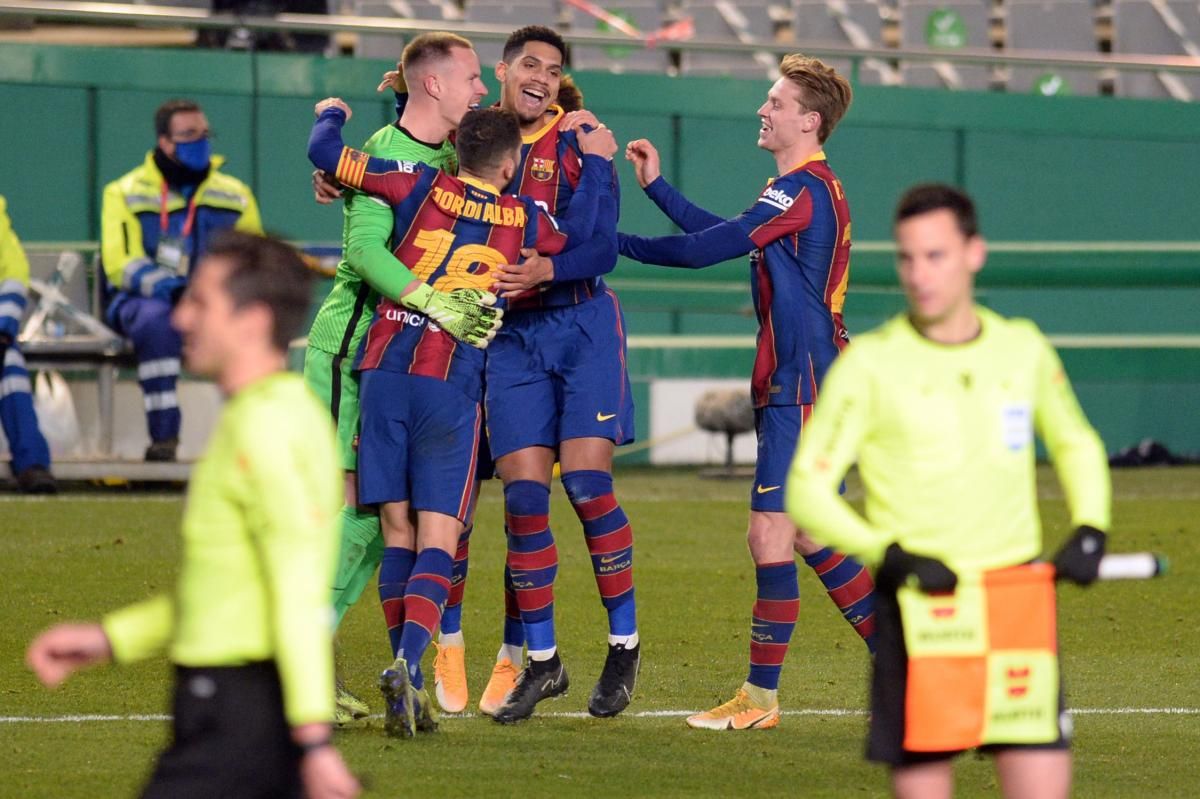 Las imágenes del FC Barcelona-Real Sociedad de la semifinal de la Supercopa de España