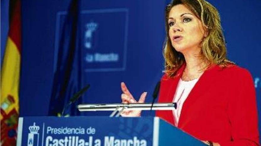 María Dolores de Cospedal va assegurar que està &quot;desitjant col·laborar amb la justícia&quot;.