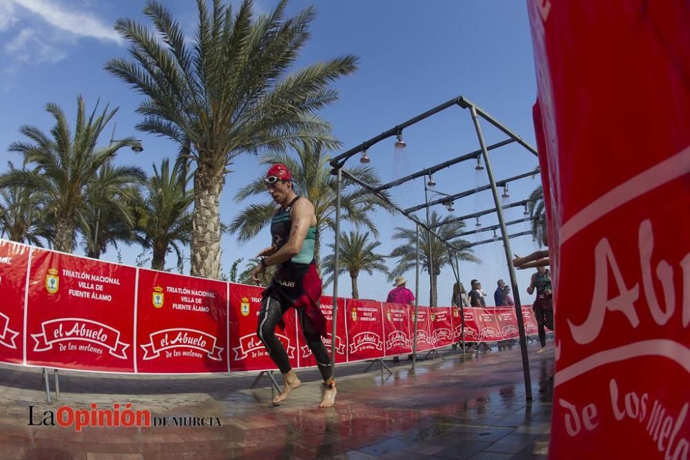 Salida del Triatlón Villa de Fuente Álamo