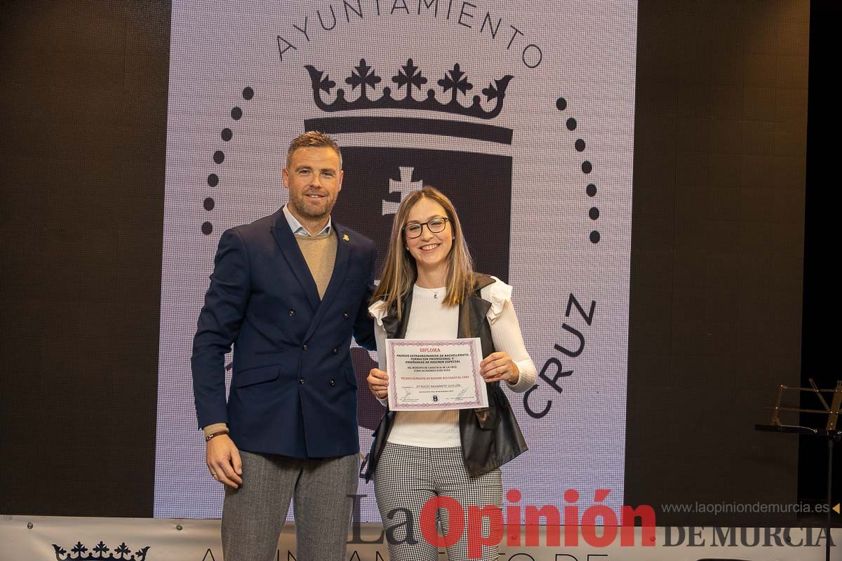 Entrega premios de educación en Caravaca