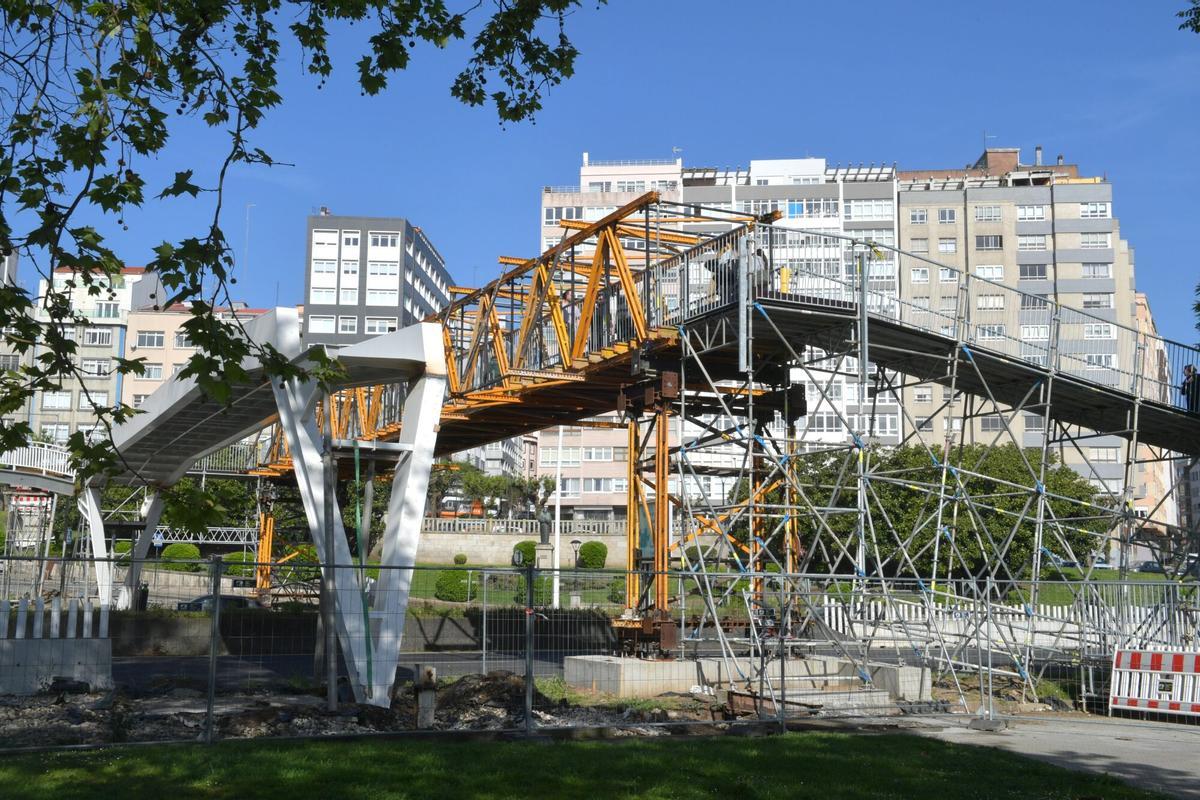 Avanza la obra para colocar la nueva estructura, que provocará nuevos cortes de tráfico este miércoles en horario nocturno.