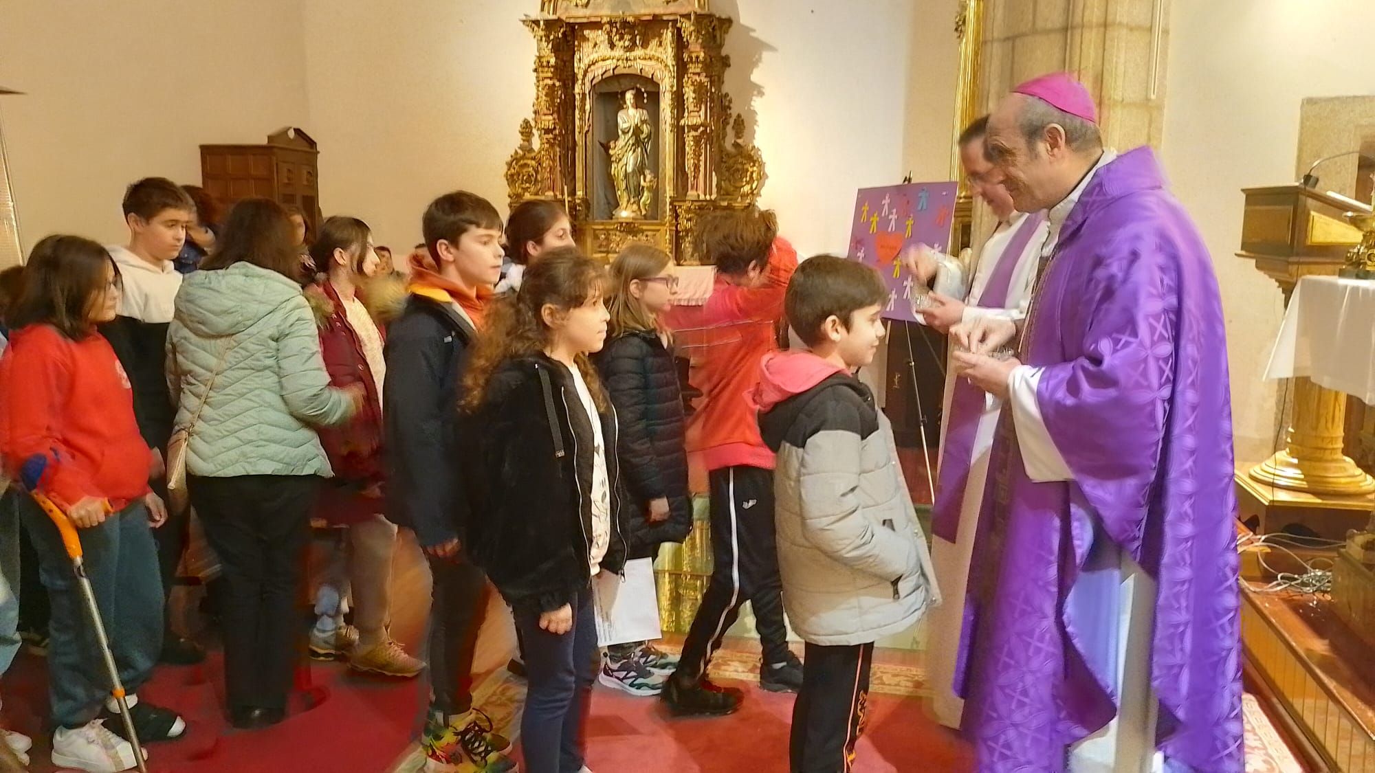 GALERÍA | El obispo de Astorga celebra el Miércoles de Ceniza en Sanabria