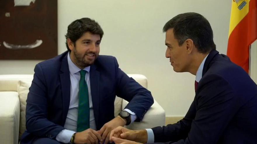 López Miras se reúne con Pedro Sánchez