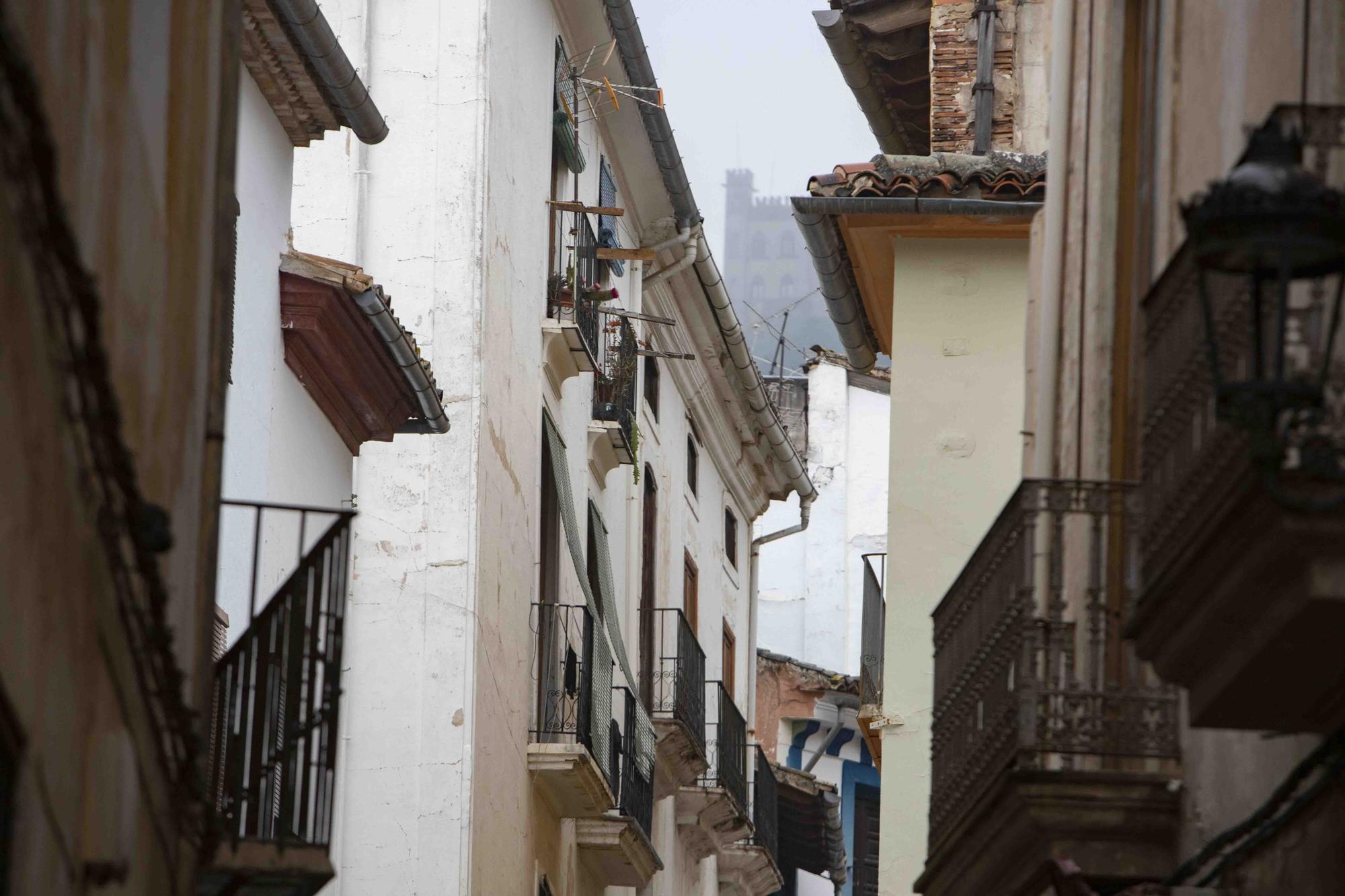 La casa del "Margallonero", un inmueble emblemático de Xàtiva en riesgo de derrumbe