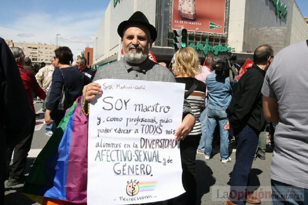 Manifestación del 1 de mayo en Murcia