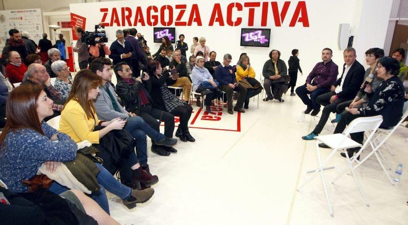 Violeta Barba y Fernando Rivarés presentan su candidatura al Ayuntamiento de Zaragoza