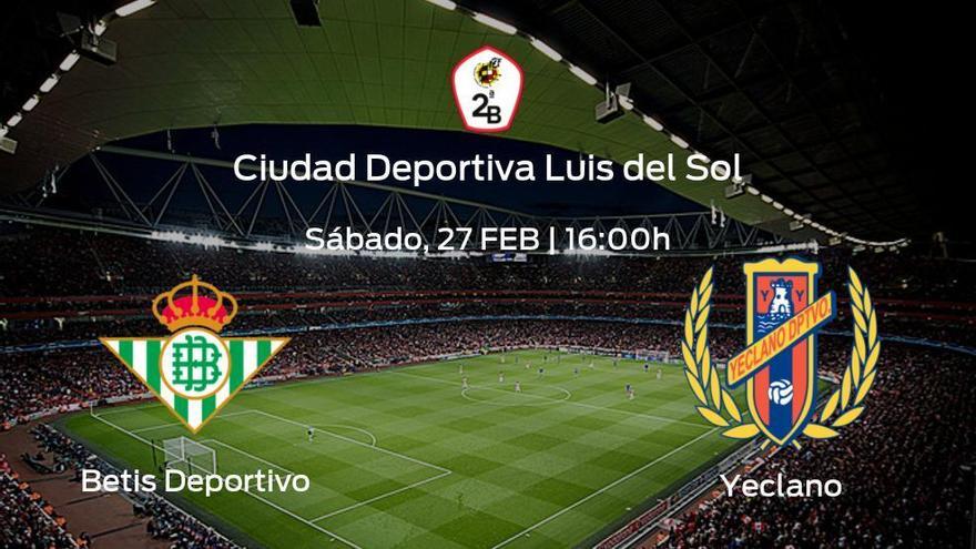 Previa del partido de la jornada 13: Betis Deportivo - Yeclano Deportivo