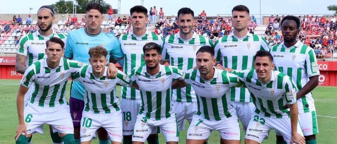 Equipo titular del Córdoba CF que salió derrotado del Nuevo Mirador, este sábado, ante el Algeciras.