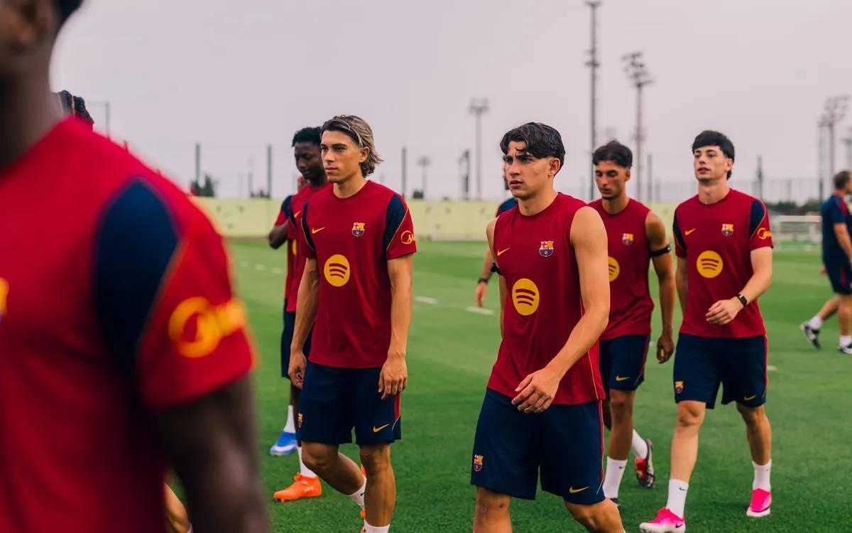 Toni Fernández, en una imagen de esta pretemporada