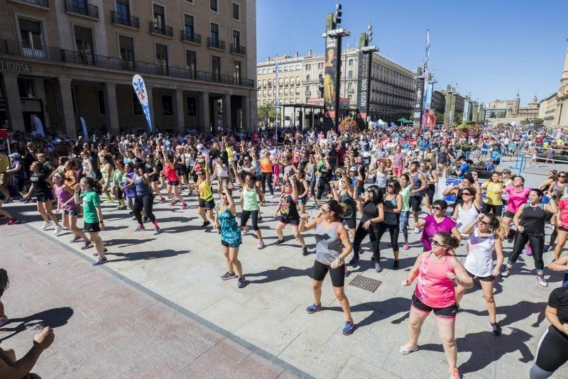 Día del Deporte en la Calle en la Plaza del Pilar de Zaragoza