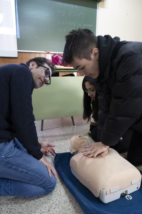 Taller RCP en los institutos