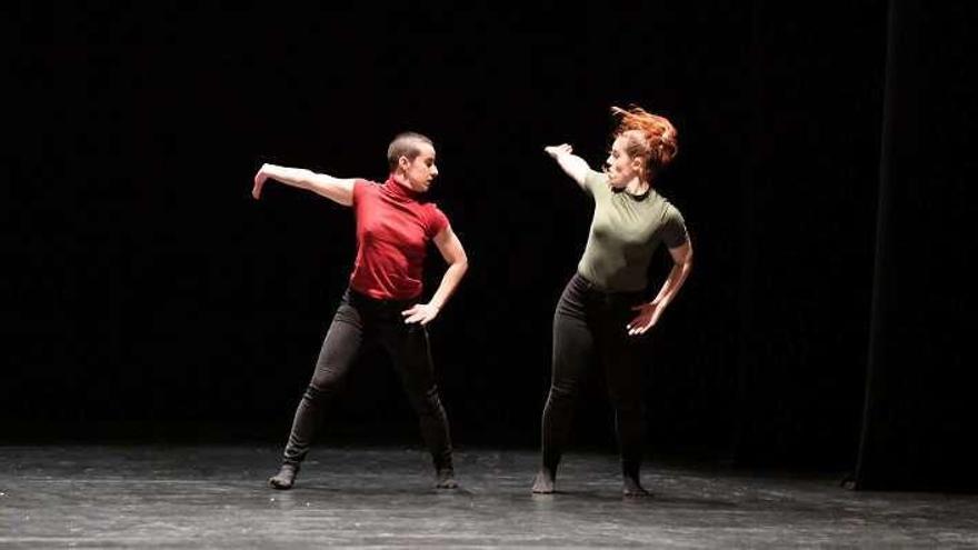 Un momento de la actuación en el teatro Colón.