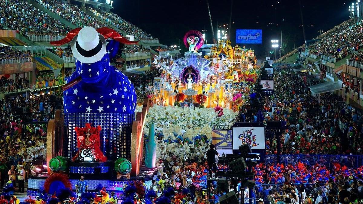 Realización del carnaval carioca hace algunos años