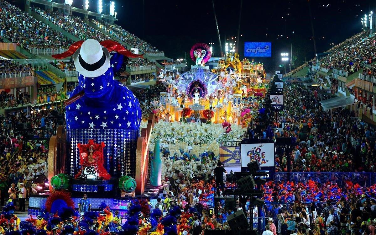 Realización del carnaval carioca hace algunos años