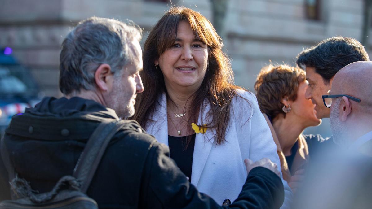 La presidenta de Junts, Laura Borràs.