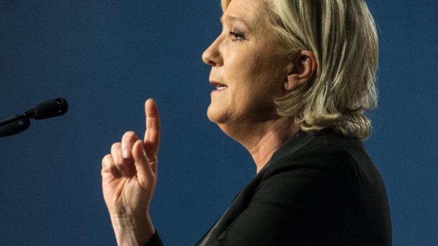 Marine Le Pen, líder del Frente Nacional.