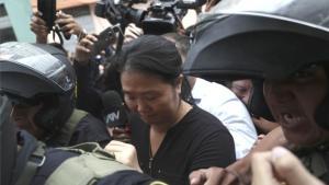 Keiko Fujimori acusada de lavado de activos.