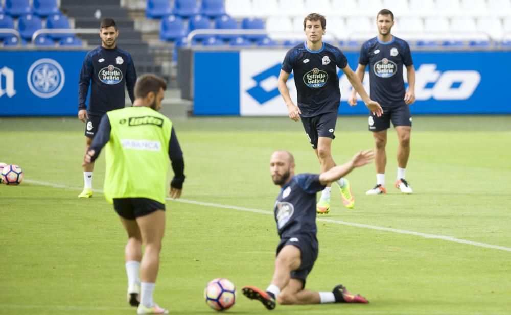 Trabajo táctico y de estrategia en Riazor