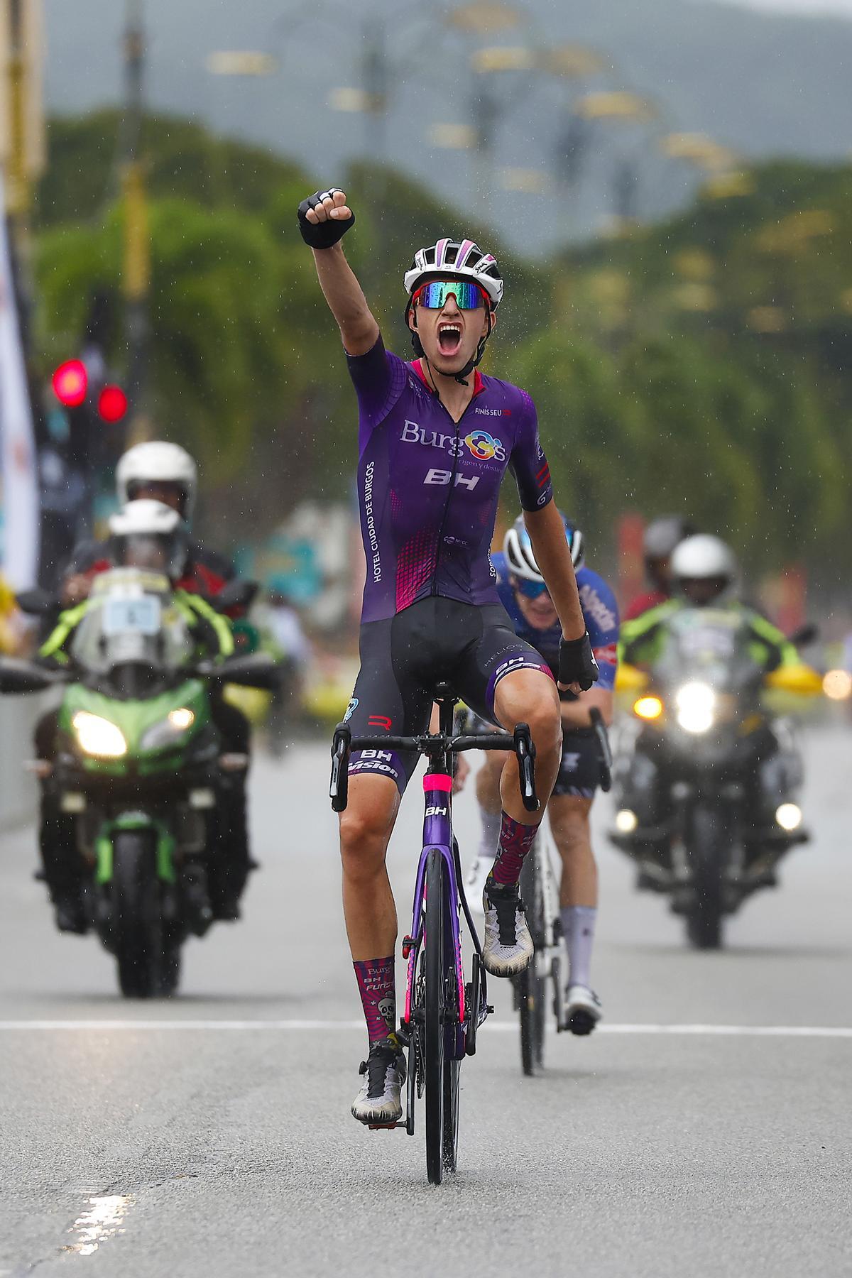 La victoria de etapa de Alex Molenaar en el Tour de Langkawi 2022.