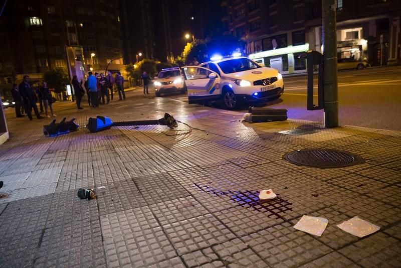 Atropello de una mujer en Avilés