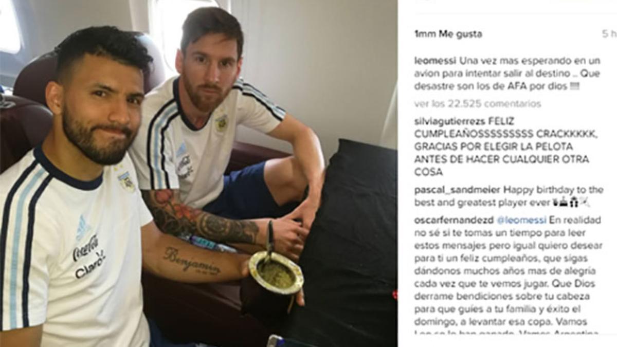 Messi publicó esto en Instagram