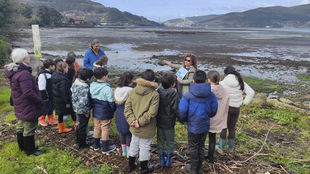 Una de las acciones del programacon escolares de Redondela. | FDV