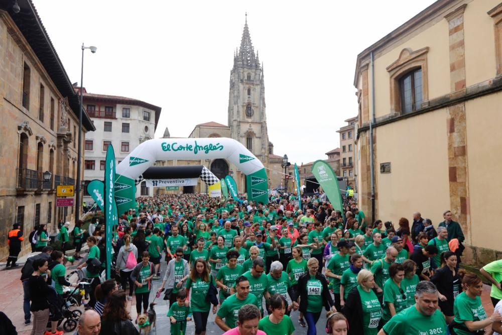 Carrera contra el cáncer en Oviedo