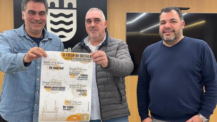 Presentación, ayer, del nuevo ciclo de la Banda de Música. | FdV